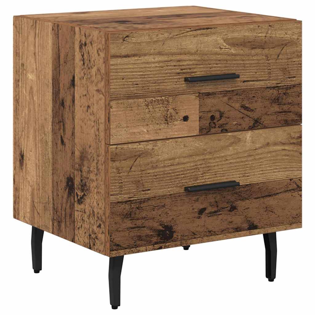 Armadio da Notte con cassetto Legno vecchio 40 x 35 x 47,5 cm | homemem39