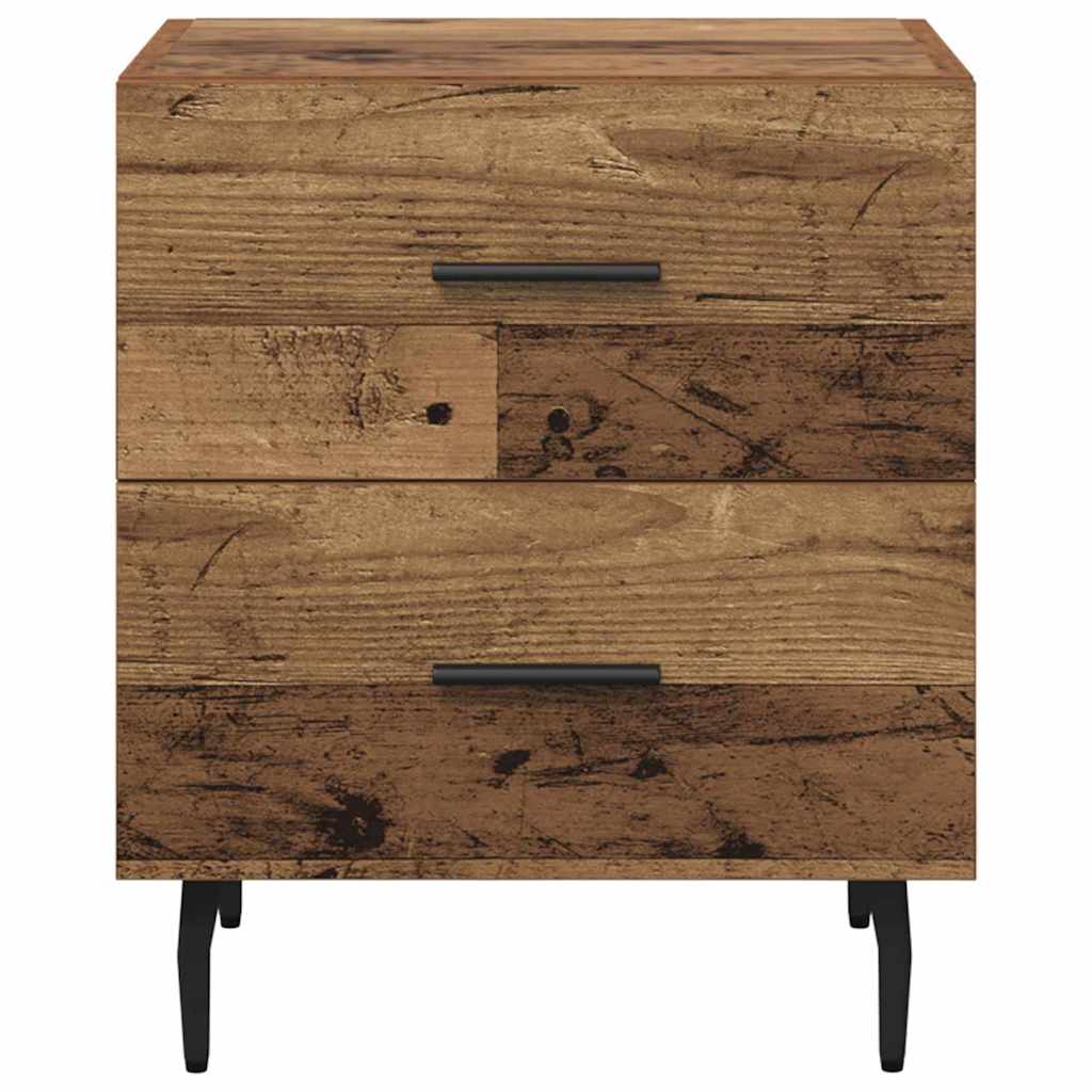 Armadio da Notte con cassetto Legno vecchio 40 x 35 x 47,5 cm | homemem39