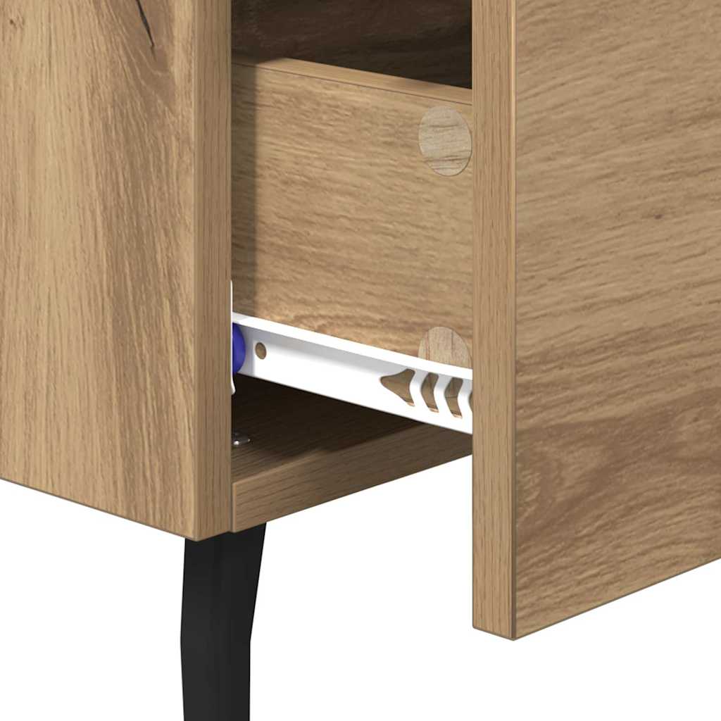 Armadio da Notte Rovere artigianale 40 x 35 x 47,5 cm | homemem39