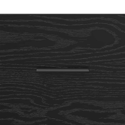 Armadio da Notte 2 pcs Rovere Nero 40 x 35 x 47,5 cm