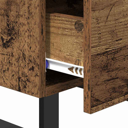 Armadio da Notte con cassetto Legno vecchio 40 x 35 x 47,5 cm | homemem39