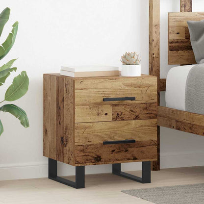 Armadio da Notte con cassetto Legno vecchio 40 x 35 x 47,5 cm | homemem39
