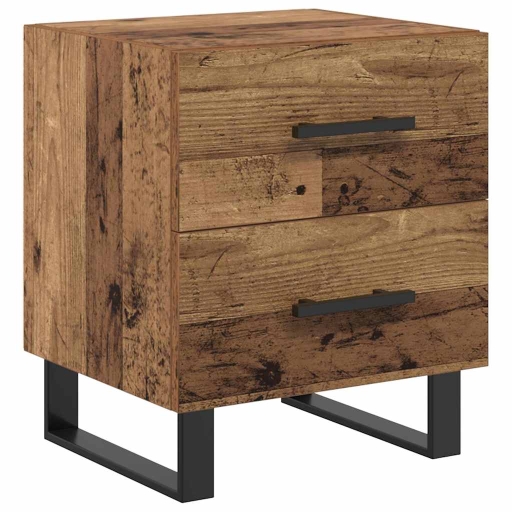 Armadio da Notte con cassetto Legno vecchio 40 x 35 x 47,5 cm | homemem39