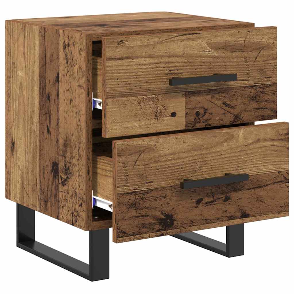 Armadio da Notte con cassetto Legno vecchio 40 x 35 x 47,5 cm | homemem39