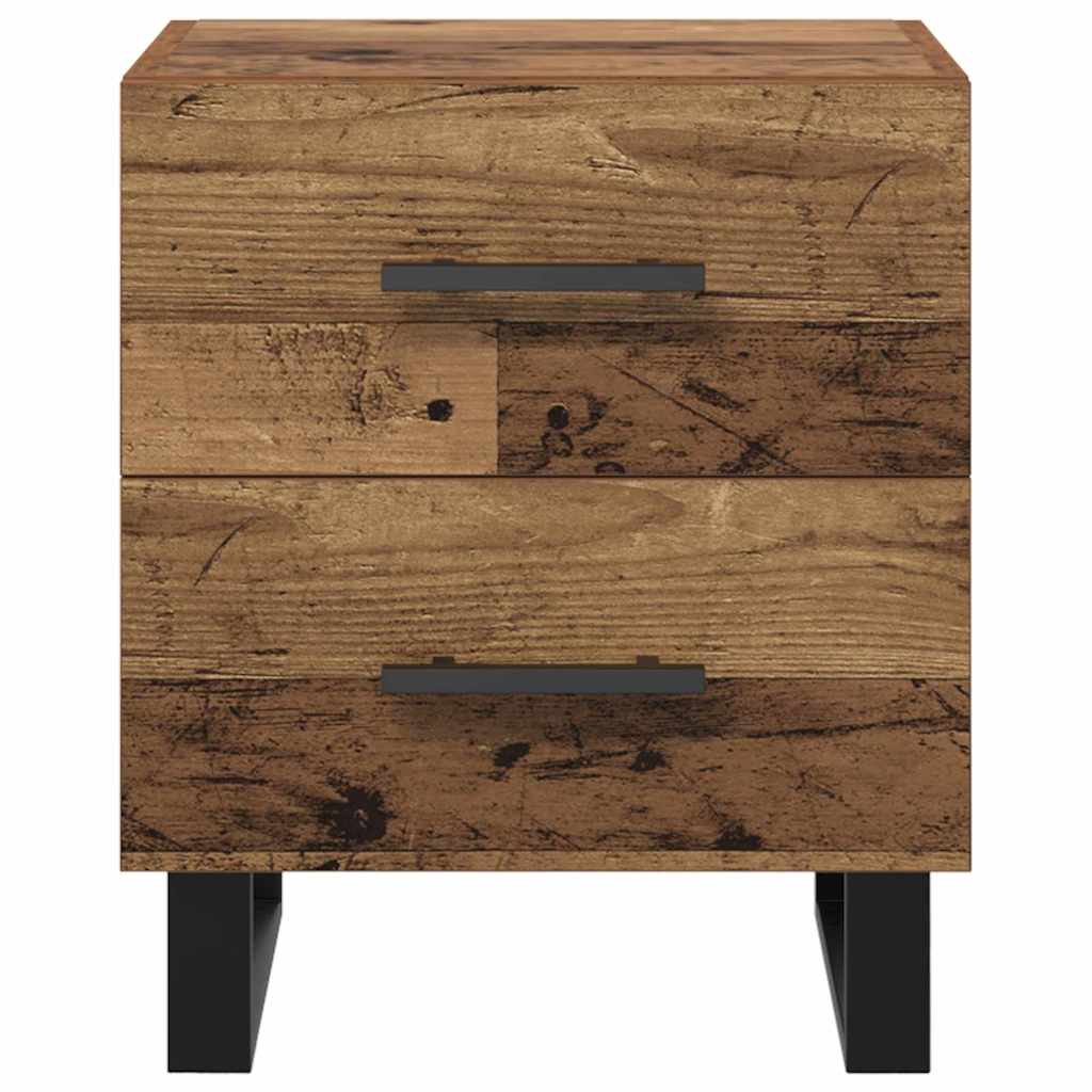 Armadio da Notte con cassetto Legno vecchio 40 x 35 x 47,5 cm | homemem39