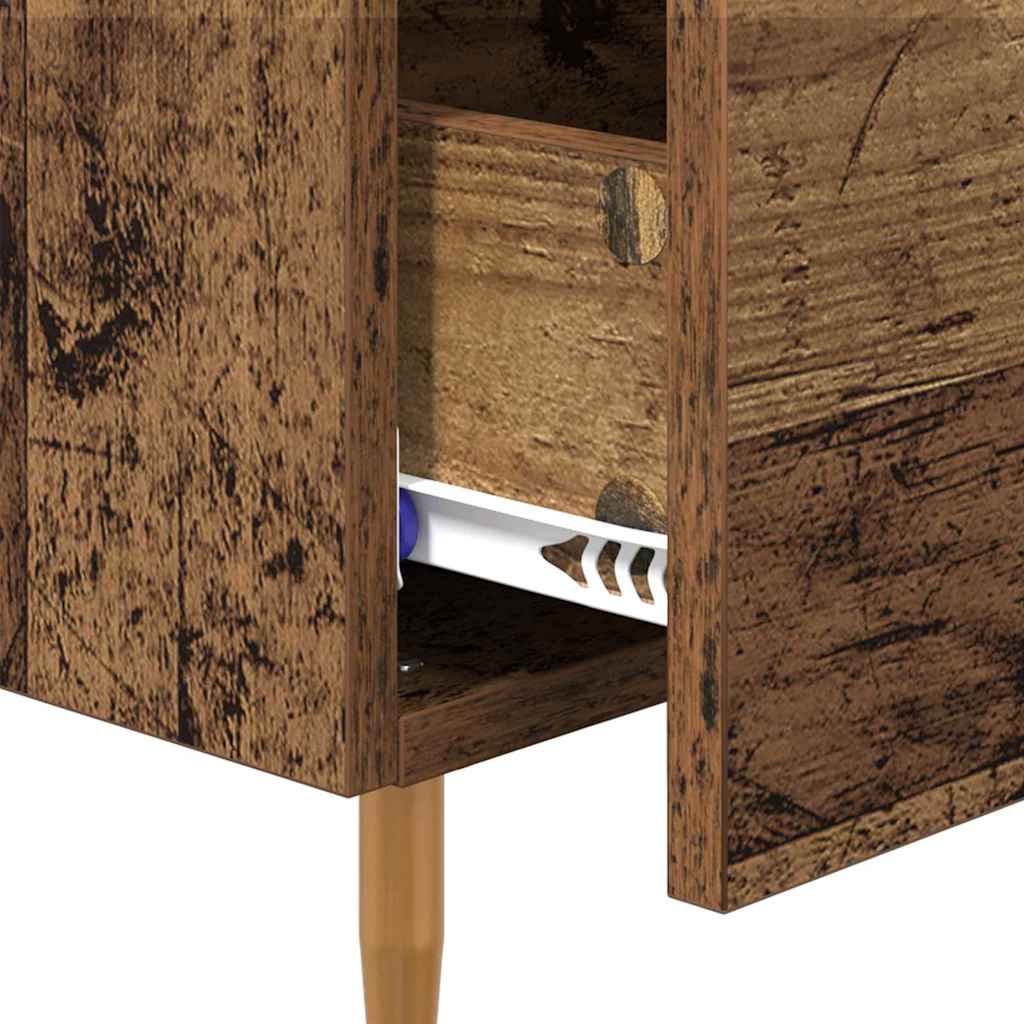 Comodino Marrone 40 x 35 x 47,5 cm Legno multistrato | homemem39