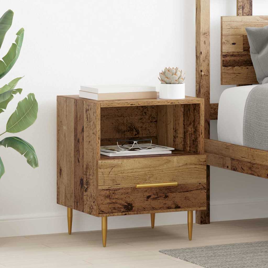 Comodino Marrone 40 x 35 x 47,5 cm Legno multistrato