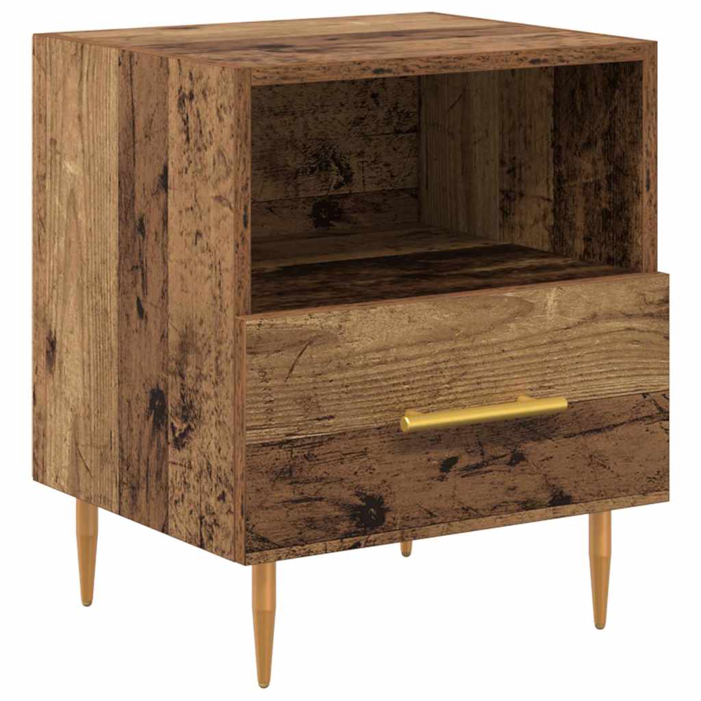 Comodino Marrone 40 x 35 x 47,5 cm Legno multistrato | homemem39