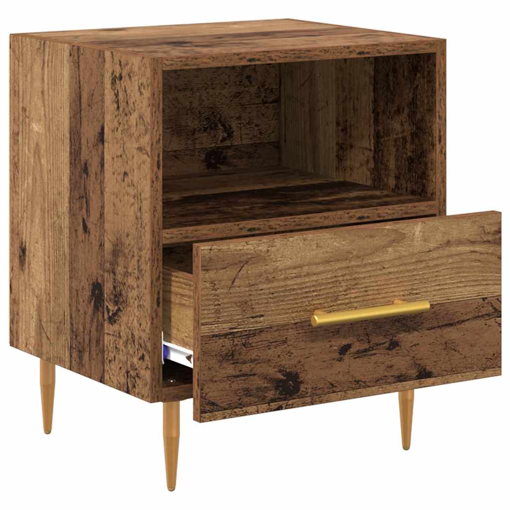 Comodino Marrone 40 x 35 x 47,5 cm Legno multistrato | homemem39