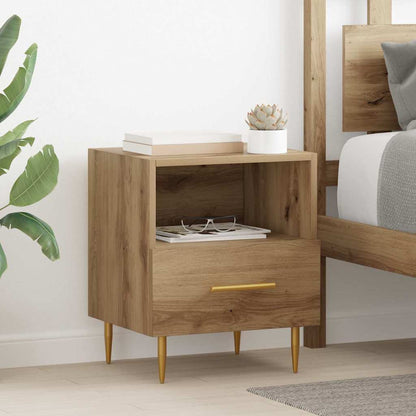Comodino Marrone 40 x 35 x 47,5 cm Legno multistrato | homemem39