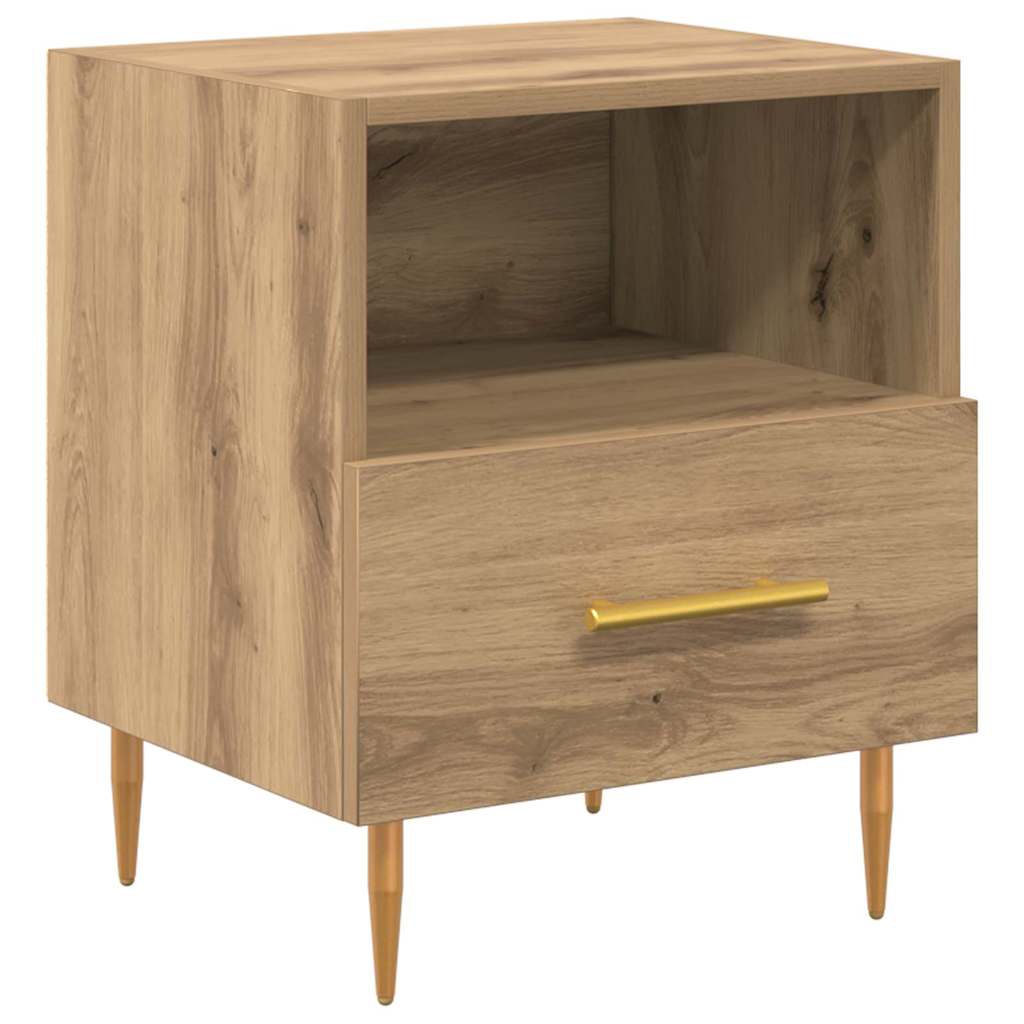 Comodino Marrone 40 x 35 x 47,5 cm Legno multistrato | homemem39