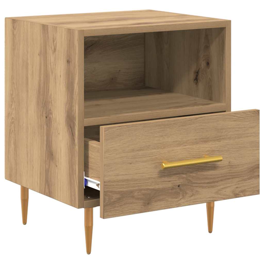 Comodino Marrone 40 x 35 x 47,5 cm Legno multistrato | homemem39