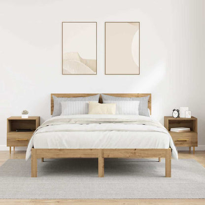 Comodino 2 pcs Marrone 40 x 35 x 47,5 cm Legno multistrato | homemem39
