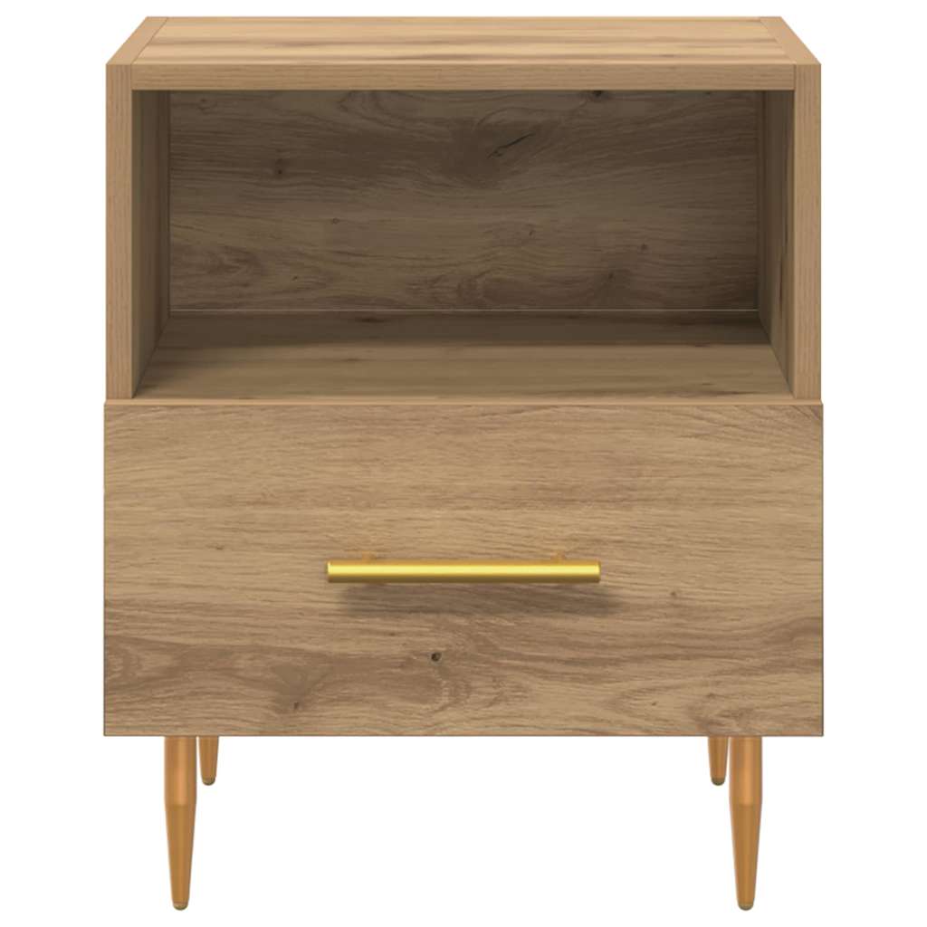 Comodino 2 pcs Marrone 40 x 35 x 47,5 cm Legno multistrato | homemem39