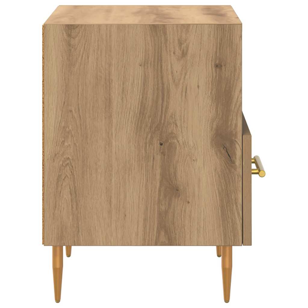 Comodino 2 pcs Marrone 40 x 35 x 47,5 cm Legno multistrato | homemem39
