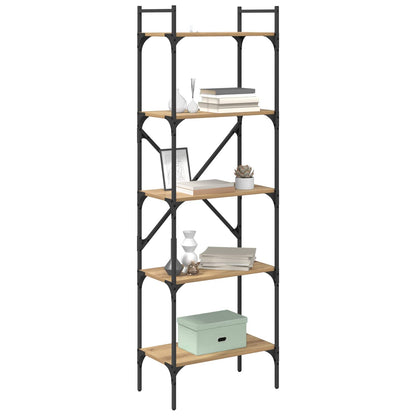 Libreria 5 livelli 56 x 32 x 174 cm Legno multistrato | homemem39