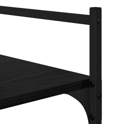 Libreria Rovere Nero 56 x 32 x 174 cm Legno multistrato | homemem39