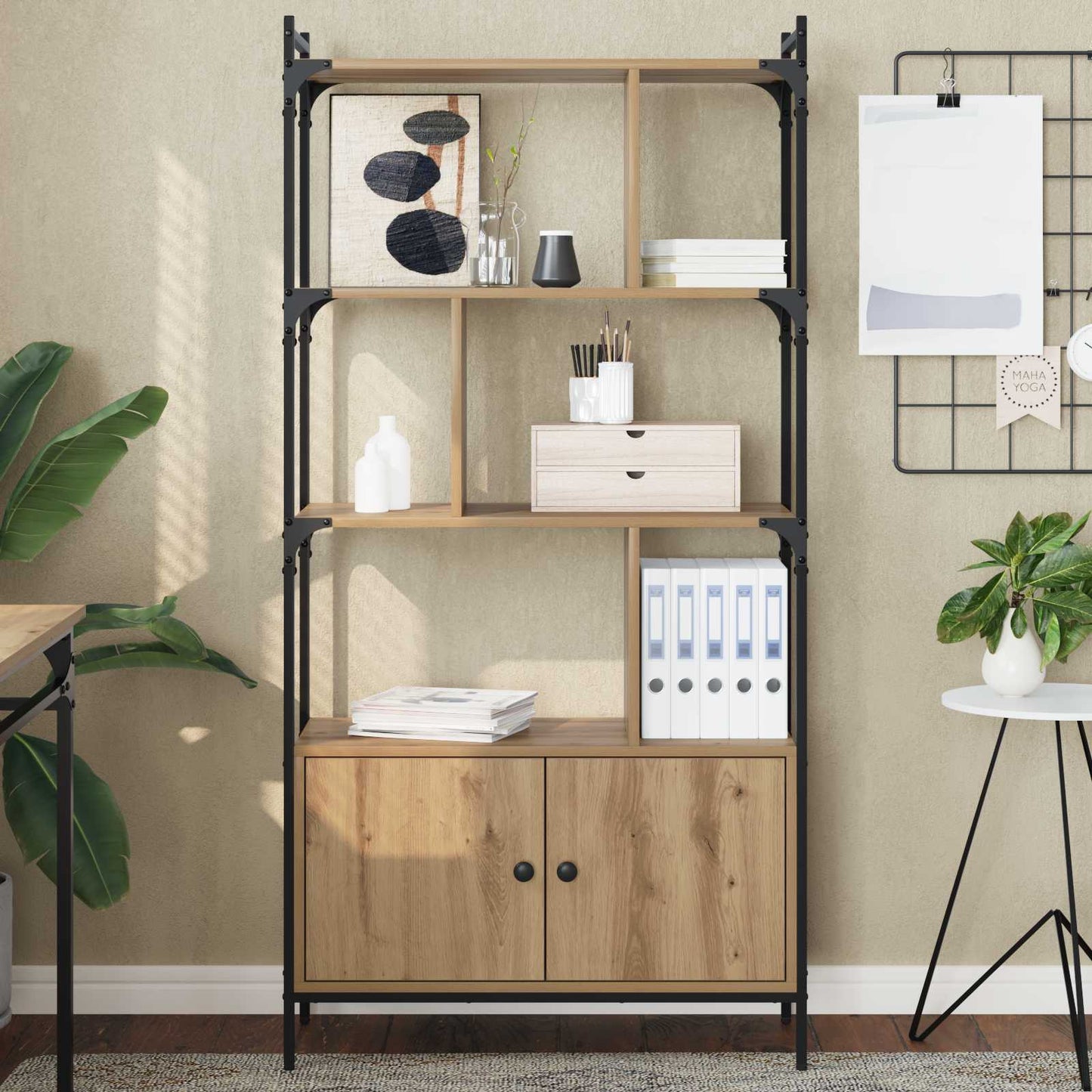 Libreria 6 livelli 76,5 x 30 x 154,5 cm Legno multistrato | homemem39