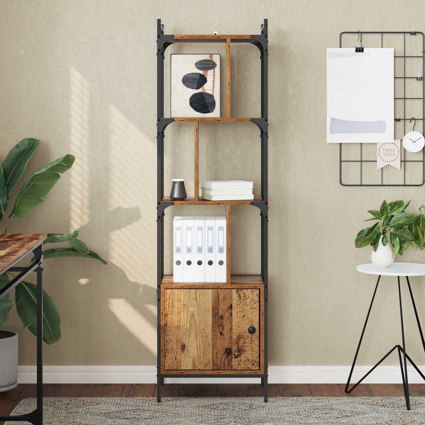 Libreria Legno vecchio 44,5 x 30 x 154,5 cm Legno multistrato | homemem39