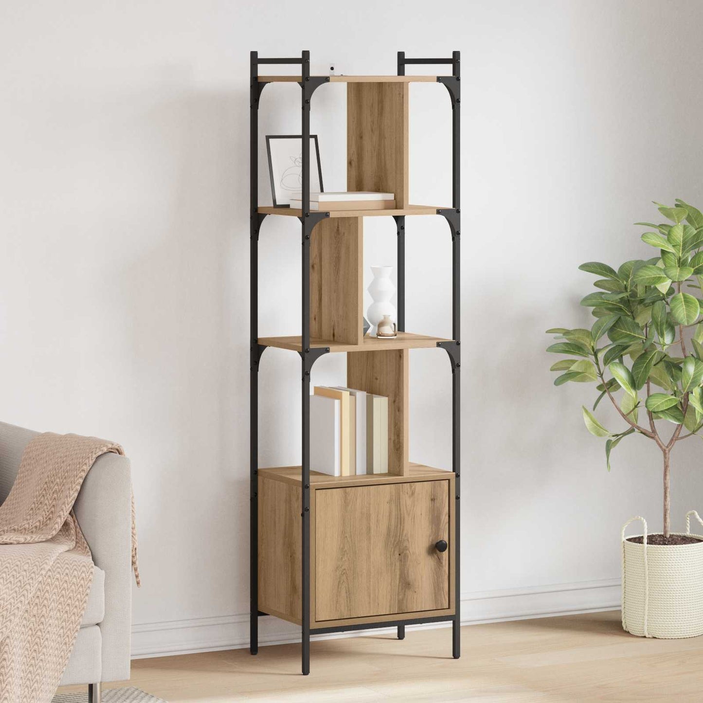 Libreria 6 livelli 44,5 x 30 x 154,5 cm Legno multistrato | homemem39