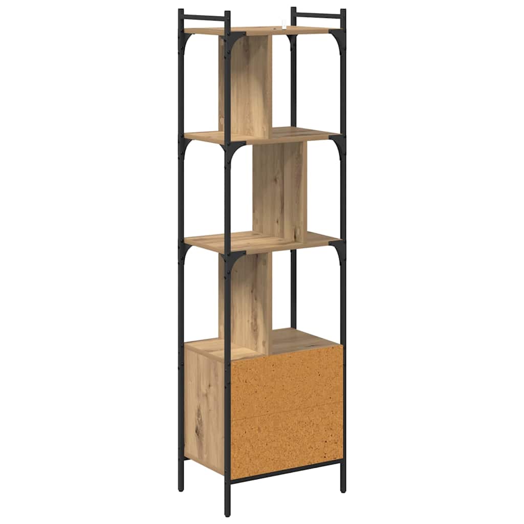 Libreria Rovere artigianale 44,5 x 30 x 154,5 cm