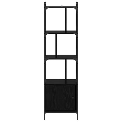 Libreria Rovere Nero 44,5 x 30 x 154,5 cm Legno multistrato | homemem39