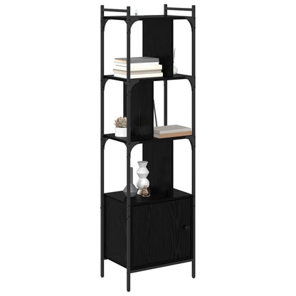 Libreria Rovere Nero 44,5 x 30 x 154,5 cm Legno multistrato | homemem39