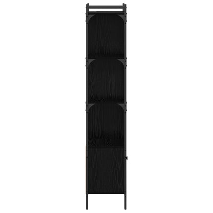 Libreria Rovere Nero 44,5 x 30 x 154,5 cm Legno multistrato | homemem39