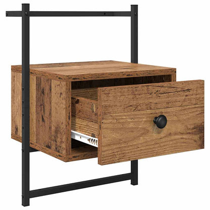 Armadio da Notte 2 pz Legno vecchio 35 x 30 x 51 cm | homemem39