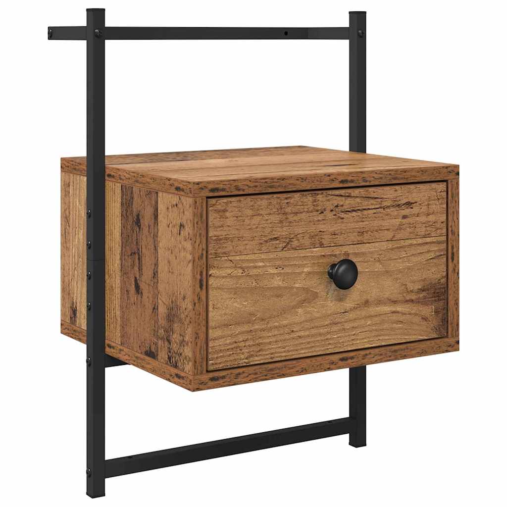 Armadio da Notte 2 pz Legno vecchio 35 x 30 x 51 cm | homemem39