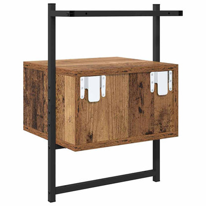Armadio da Notte 2 pz Legno vecchio 35 x 30 x 51 cm | homemem39