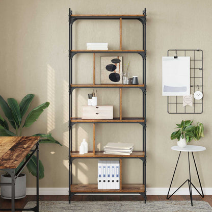 Libreria Legno vecchio 76 x 32 x 192 cm Legno multistrato | homemem39