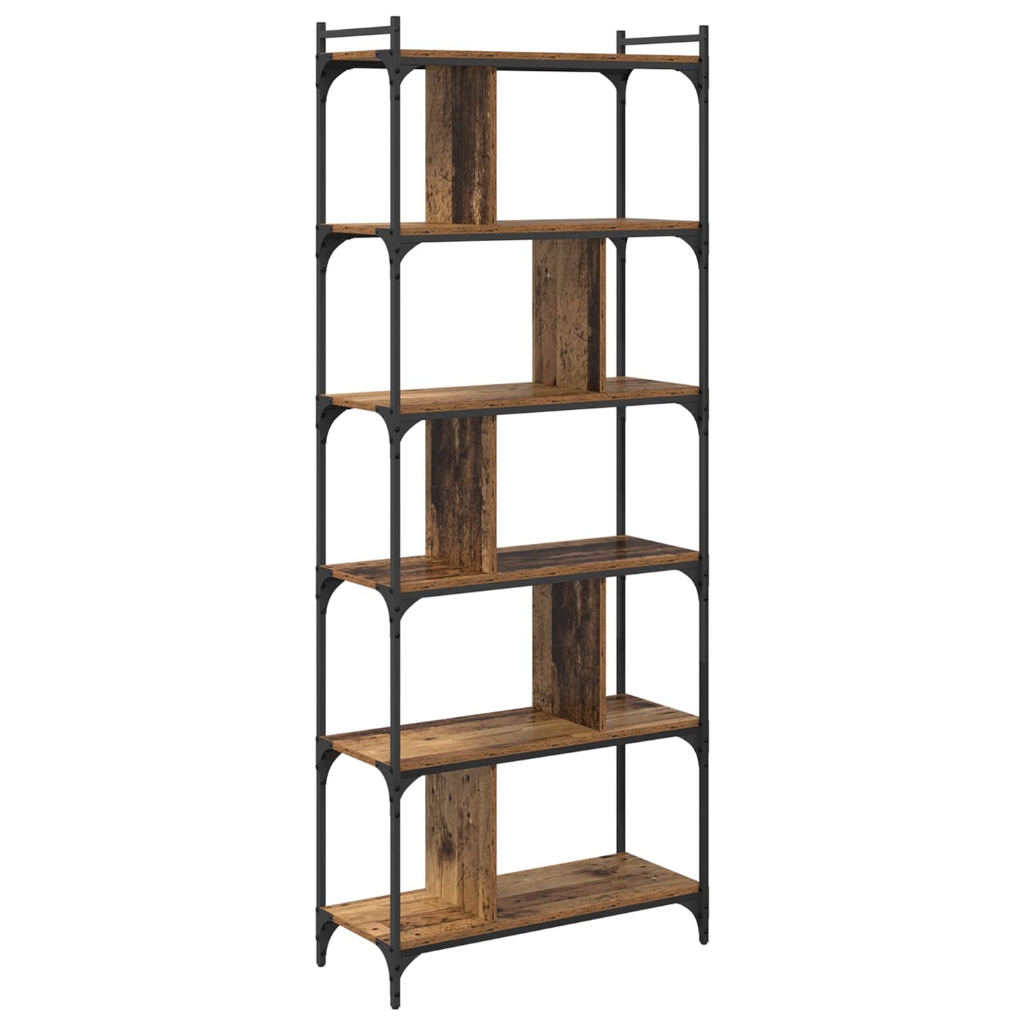 Libreria Legno vecchio 76 x 32 x 192 cm Legno multistrato | homemem39