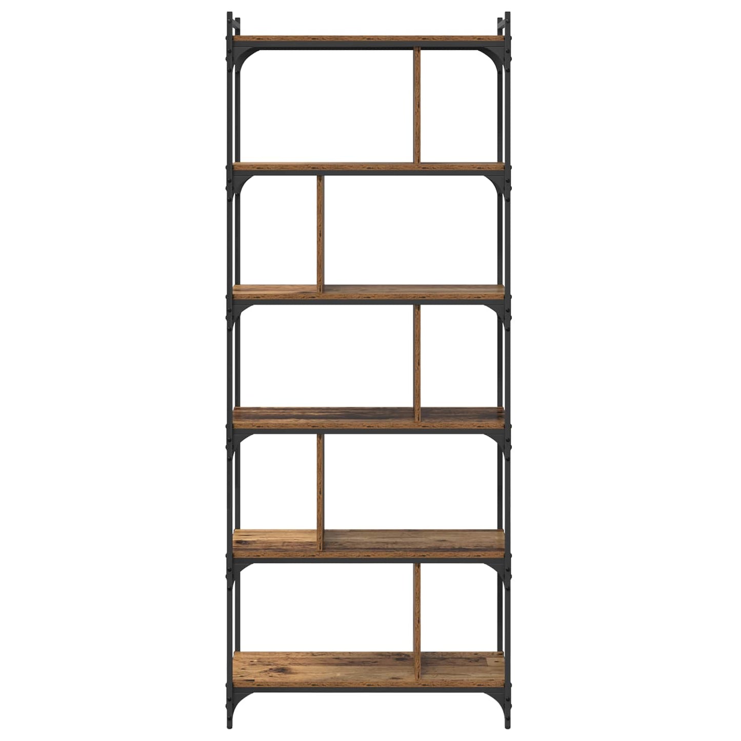 Libreria Legno vecchio 76 x 32 x 192 cm Legno multistrato | homemem39