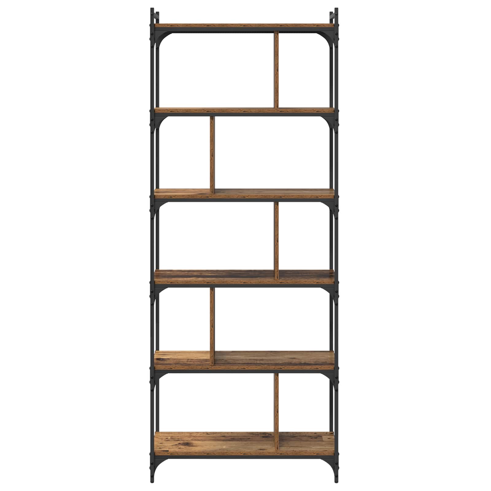 Libreria Legno vecchio 76 x 32 x 192 cm Legno multistrato | homemem39