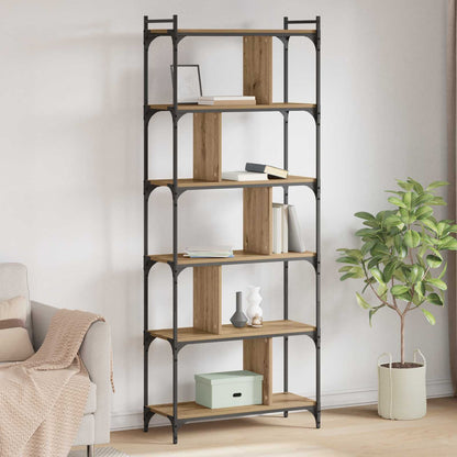 Libreria 5 livelli 76 x 32 x 192 cm Legno multistrato | homemem39
