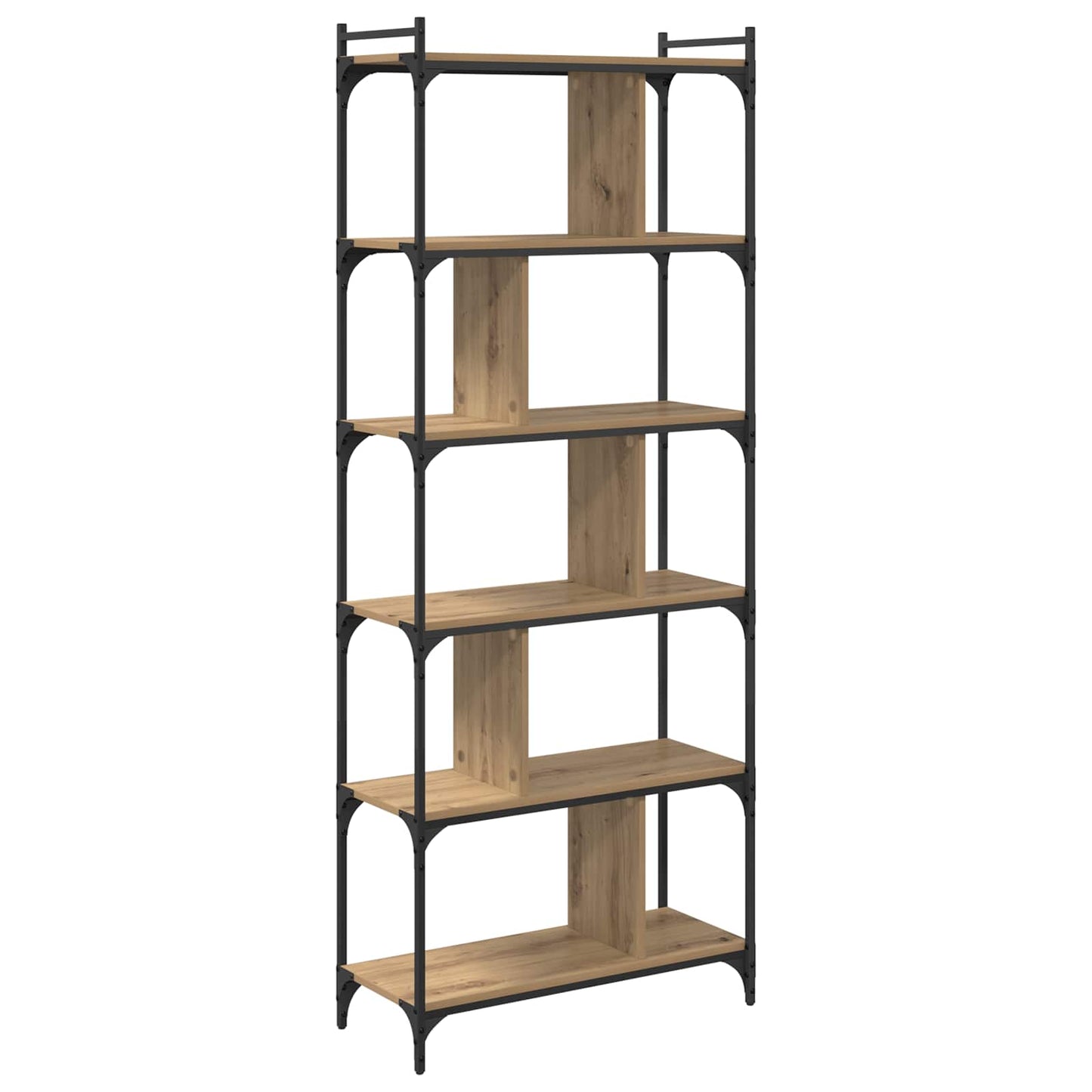 Libreria 5 livelli 76 x 32 x 192 cm Legno multistrato | homemem39