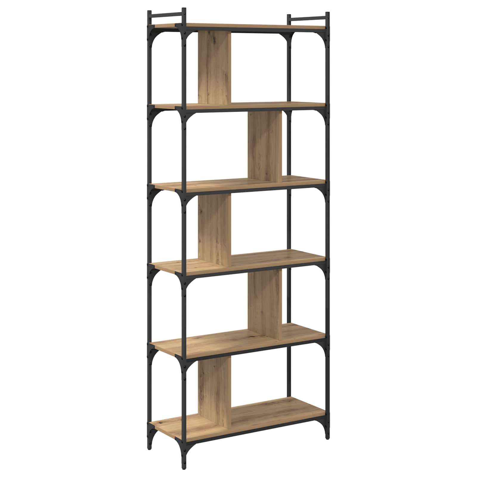 Libreria 5 livelli 76 x 32 x 192 cm Legno multistrato | homemem39