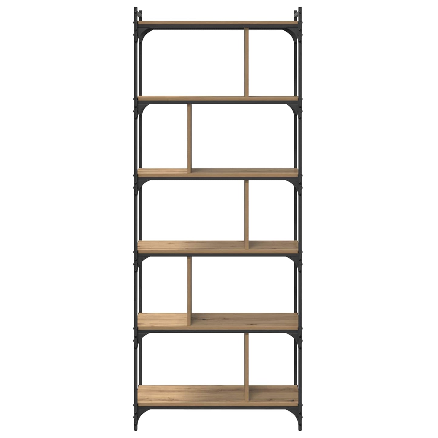 Libreria 5 livelli 76 x 32 x 192 cm Legno multistrato | homemem39