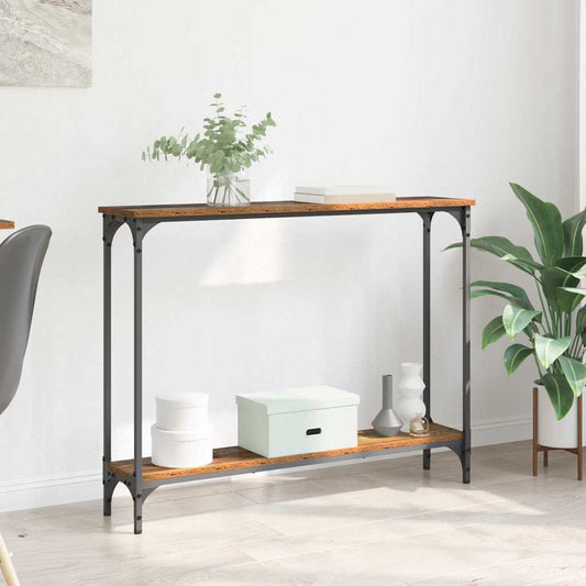 Tavolo consolle Legno vecchio 100 x 22,5 x 75 cm