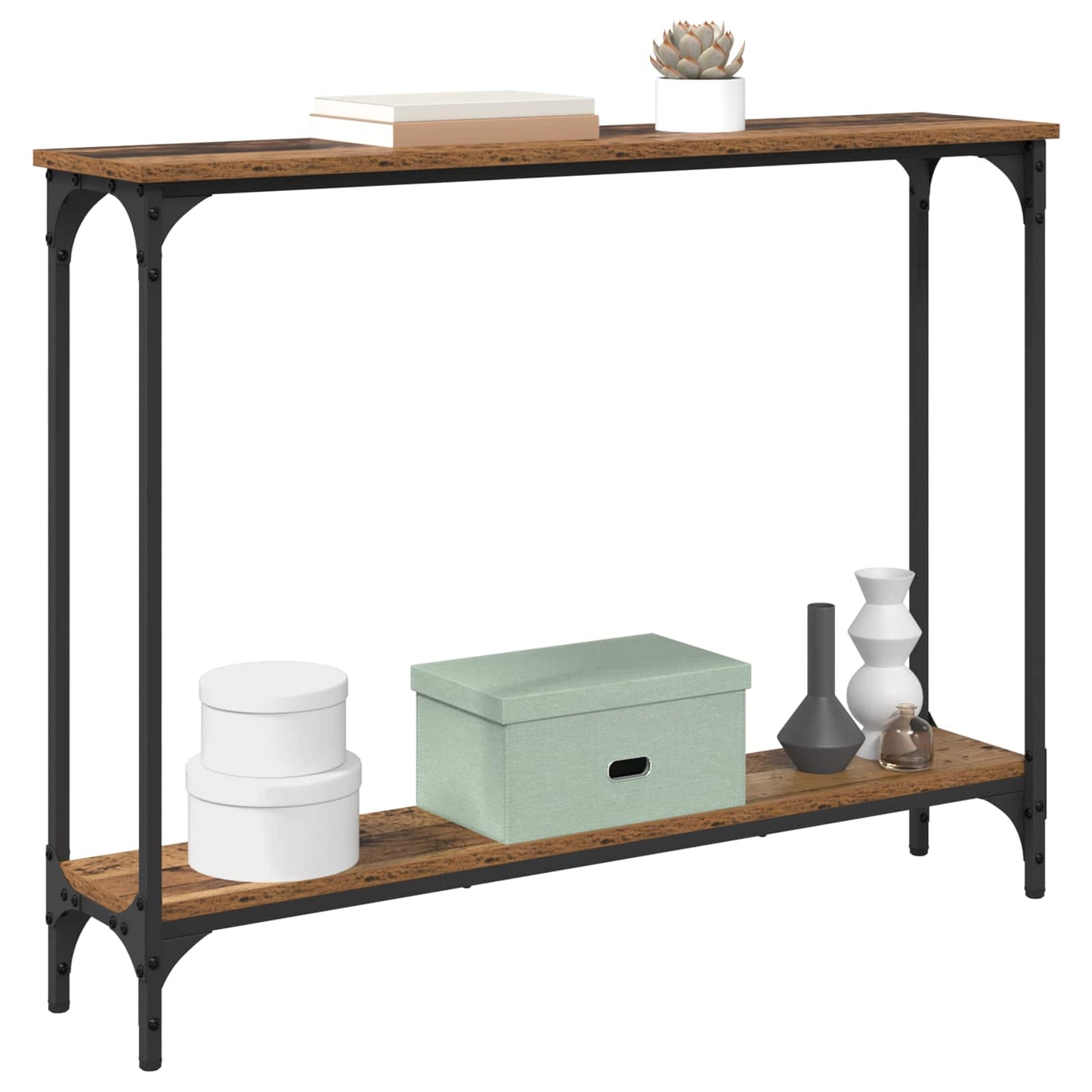 Tavolo consolle Legno vecchio 100 x 22,5 x 75 cm | homemem39