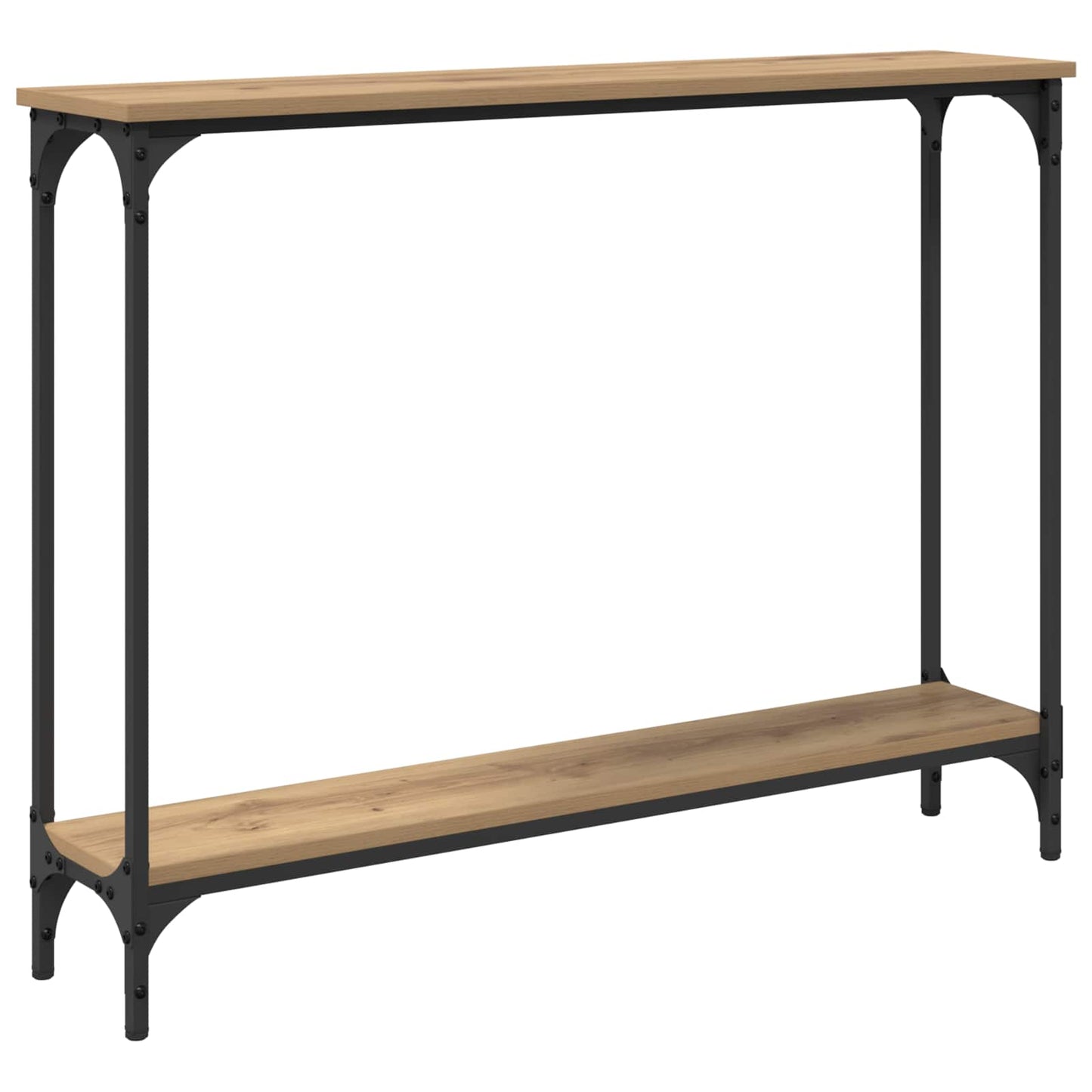 Tavolo consolle Rovere artigianale 100 x 22,5 x 75 cm | homemem39