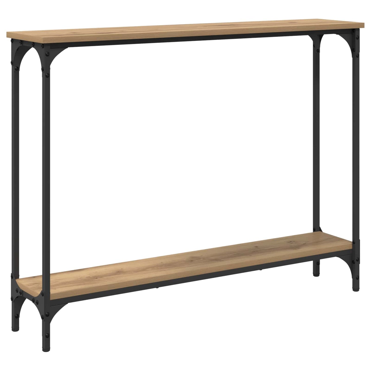 Tavolo consolle Rovere artigianale 100 x 22,5 x 75 cm | homemem39