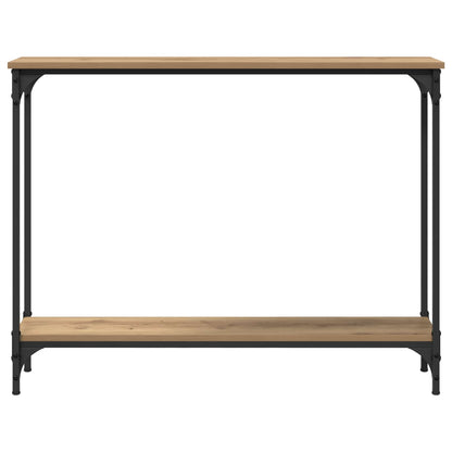 Tavolo consolle Rovere artigianale 100 x 22,5 x 75 cm | homemem39