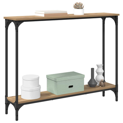 Tavolo consolle Rovere artigianale 100 x 22,5 x 75 cm | homemem39