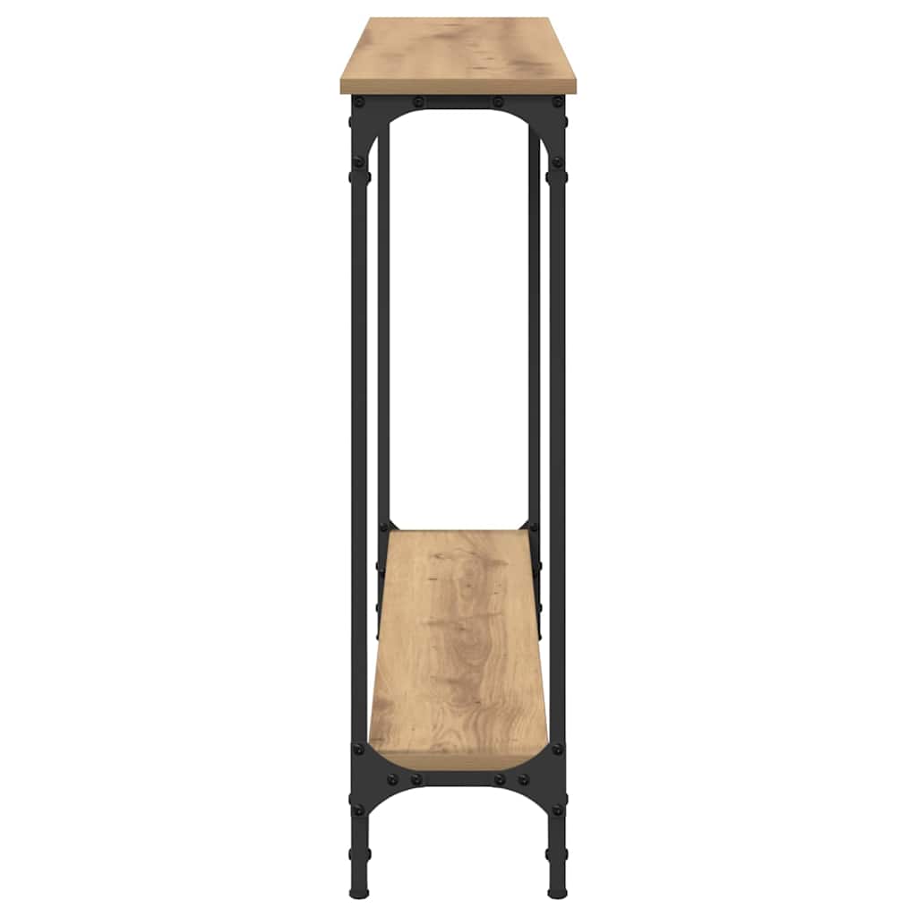 Tavolo consolle Rovere artigianale 100 x 22,5 x 75 cm