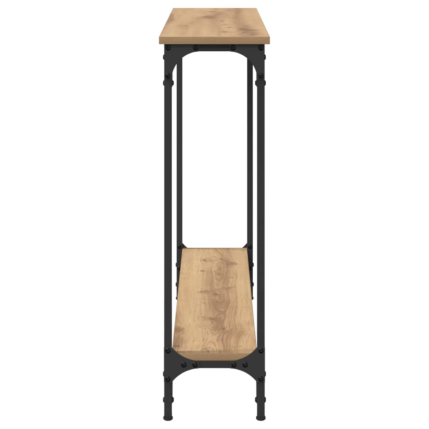 Tavolo consolle Rovere artigianale 100 x 22,5 x 75 cm | homemem39