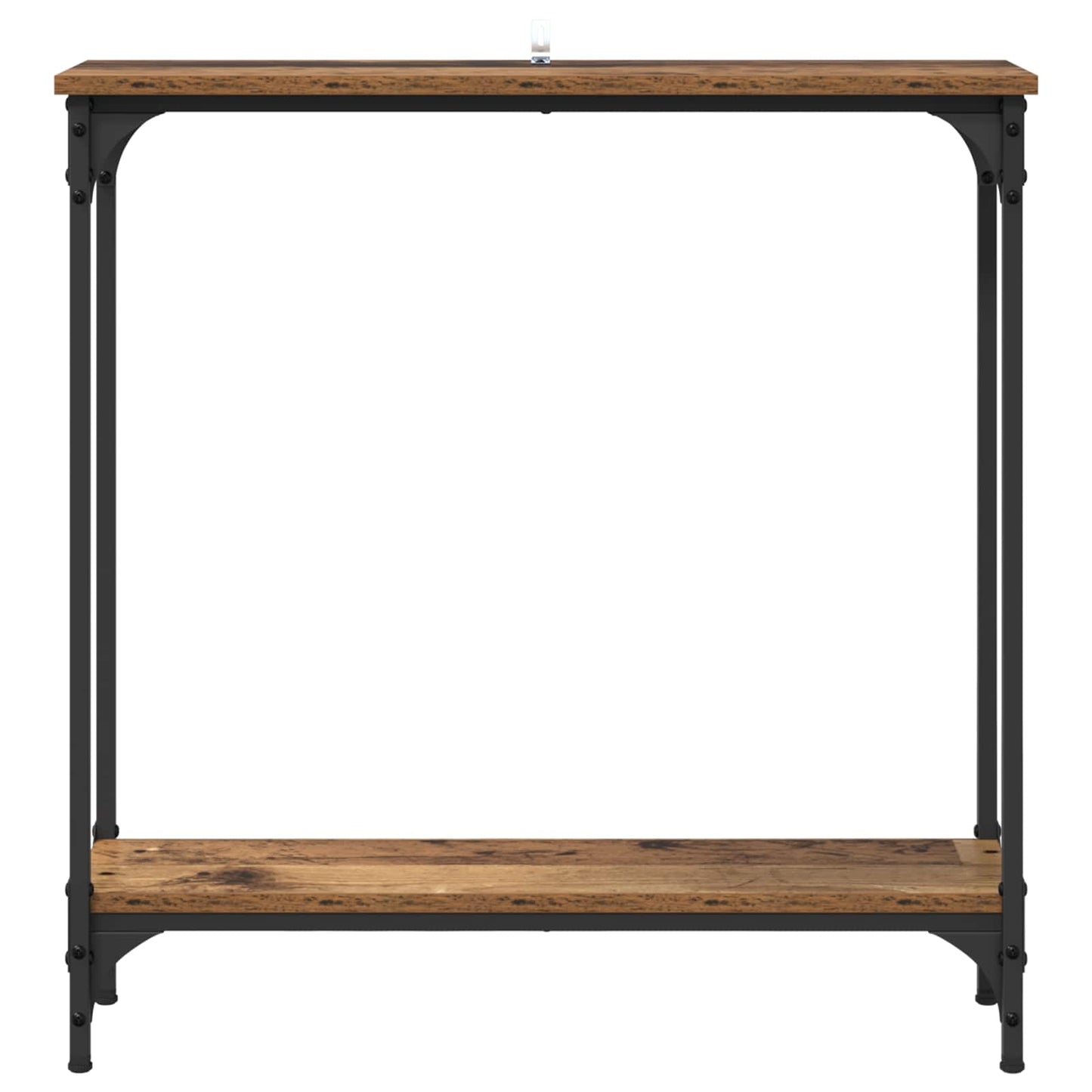 Tavolo consolle con lo scaffale Legno vecchio 75 x 22,5 x 75 cm | homemem39