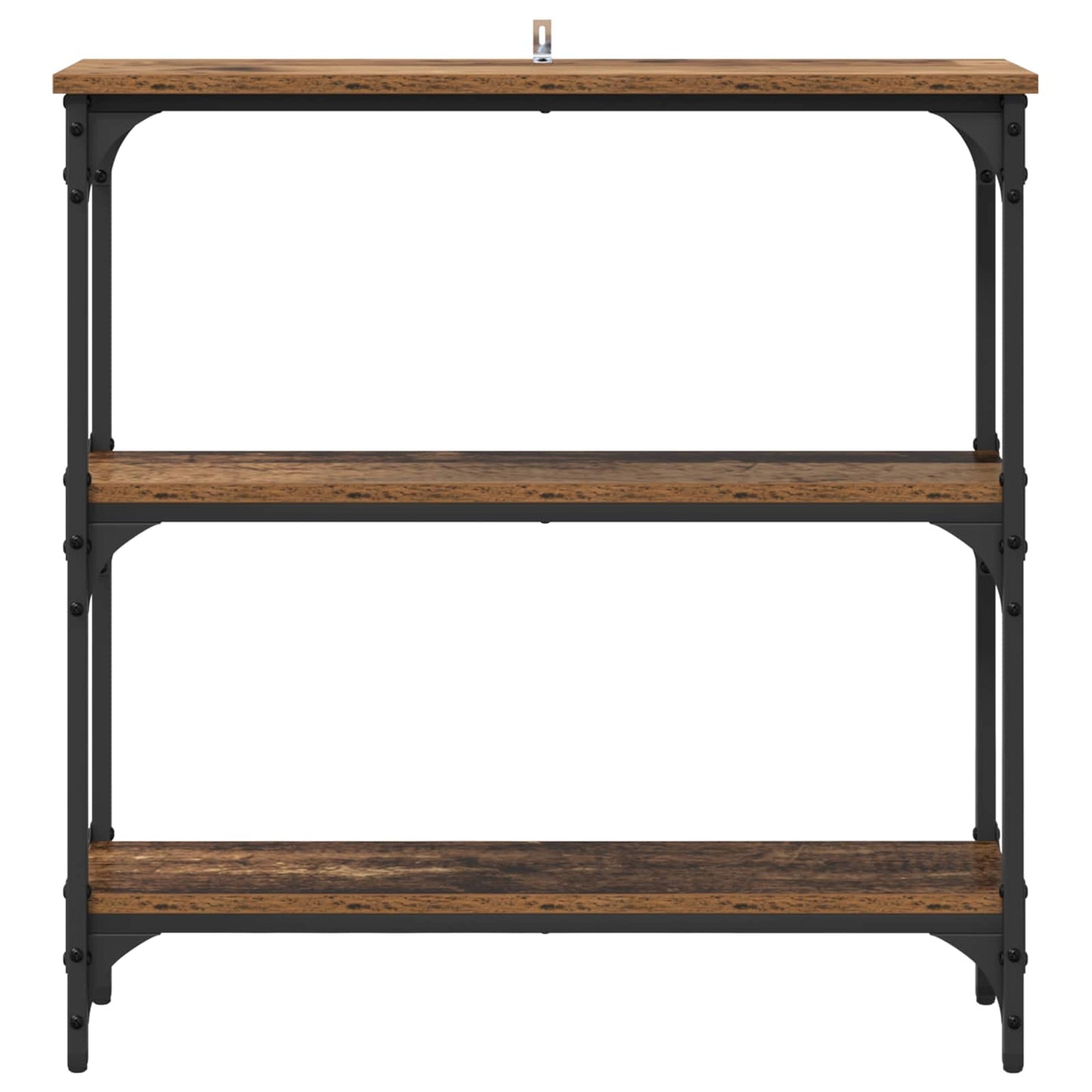 Tavolo consolle con lo scaffale Legno vecchio 75 x 22,5 x 75 cm | homemem39