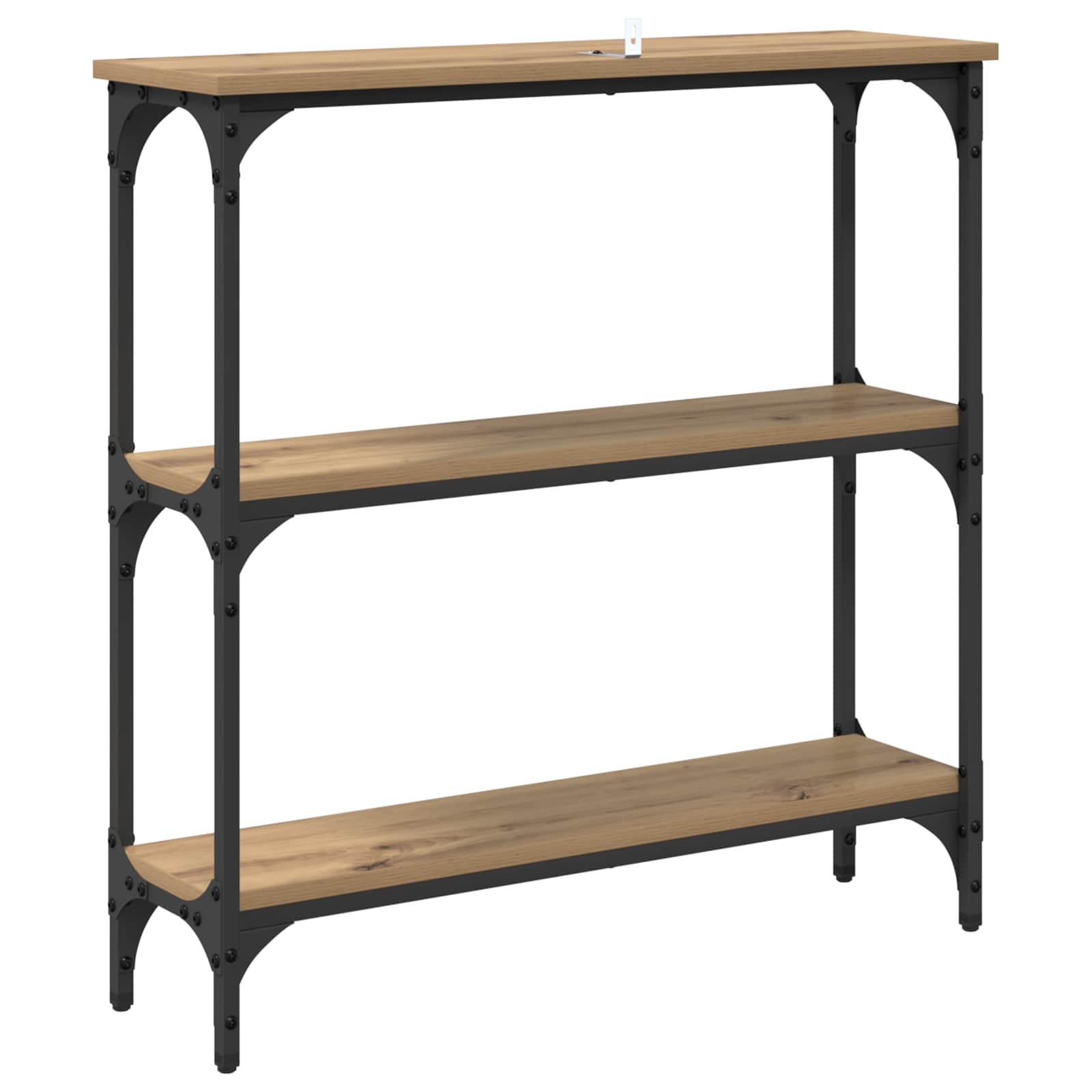 Tavolo consolle Rovere artigianale 75 x 22,5 x 75 cm | homemem39